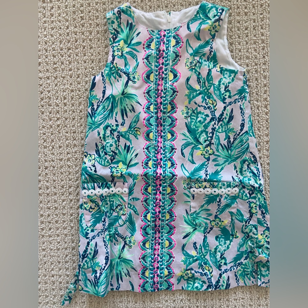 Lily Pulitzer Sleeveless Kids Dress - Green and Blue